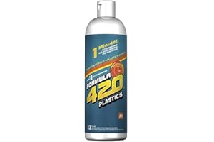 FORMULA 420 Plastics/Silicone | A4 Formula 420 Plastic Silicon Cleaning Solution for Plastic, Acrylic & Silicon | 12Oz