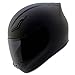 GDM GHOST Full Face Motorcycle Helmet - Matte Black, Small (Clear & Tinted Shields)