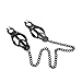 YiFeng Nipple Clamps Breast Clips w/Metal Chain Bondage Restraint Fetish