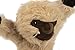 goDog Crazy Tugs Fuzzy Sloth with Chew Guard Technology Plush Dog Toy, Tan Large