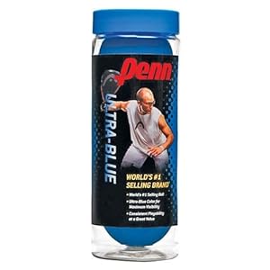 Penn Ultra-Blue Racquetballs (2 cans), 3 Ball can
