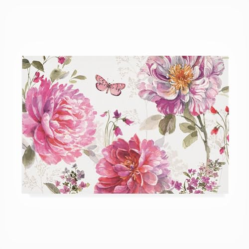 Trademark Fine Art Outdoor Canvas Art - Lisa Audit 'Obviously Pink 18' Wall Art…