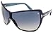 Tom Ford Women's Ekaterina Shield Blue Suns, Blue,