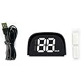 GoolRC Digital GPS Speedometer for Car, Kilometers/Miles Car Global Position System Speedometer Digital Display Speed Car HeadUp Display, White