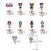 20 Pcs LOL Cake Topper,LOL Happy Birthday Party Supplies Cupcake Topper,Pink Cake Decorations for Bday Theme Party