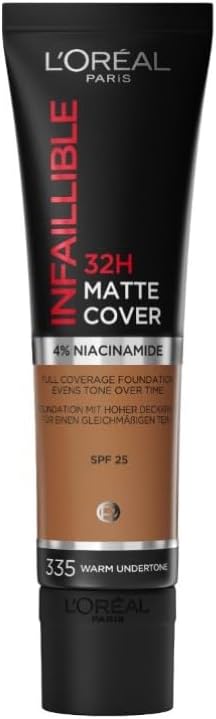 L'Oreal Paris Infallible 32H Matte Cover Foundation SPF 25 Shade 335 30ml