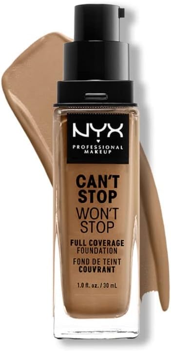 NYX Can't Stop Won't Stop 24 Hour Full Coverage Foundation Caramel