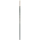 Silver Brush Limited Grand Prix Filbert Oil Paintbrush, Size 0 | Long Handle, Stiff Flagged Hog Bristle, Superb Paint Absorbency, Well-Balanced, Lightly Textured Strokes, Easel Painting