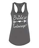 Shop4Ever Bride's Entourage Women's Racerback Tank Top Wedding Tank Tops