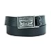 Levi's Men's 1 1/2 in.Plaque Bridle Belt With Snap Closure,Black,34