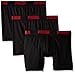 PUMA Men's 3 Pack Boxer Brief, Black, Small