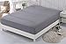 Grounding Brand Fitted Full Size Sheet with Earth Connection Cable, 400TC Conductive Mat with Pure Silver Thread for Better Sleep and Healthy Earth Energy, Rich Grey