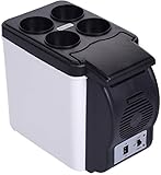 Gopani Mini Refrigerator Portable Fridge 12V 6L Auto Mini Car Travel Fridge ABS Multi-Function Home Cooler Freezer Warmer Cooling & Warming Refrigerator(portable fridge, portable refrigerator, portable refrigerator mini, portable refrigerator for car, portable refrigerator for home)
