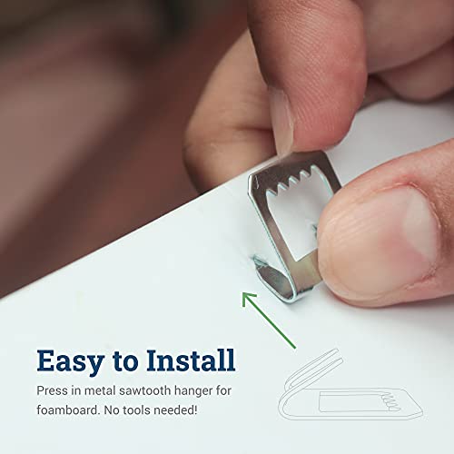 Foam Board Hangers Metal Sawtooth 100 Pack Foamcore Hanger Pricepulse