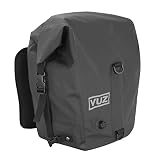 VUZ Moto 2 Piece Motorcycle Dry Saddlebags, Waterproof Motor-Bike Luggage
