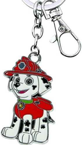 Nickelodeons PAW Patrol Marshall Keychain Key Ring Cartoons TV Comics Movies Superhero Theme Premium Quality Detailed Cosplay Jewelry Gift Series