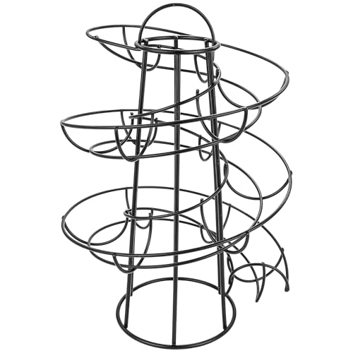 Southern Homewares Black Egg Skelter Deluxe Modern Spiraling Dispenser Rack One Size