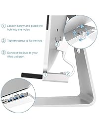 Alcey apple style USB 3.0 Hub con SD lector de tarjetas TF y adaptador de audio