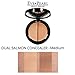 EVE PEARL Dual Salmon Concealer Full Coverage Under Eye Concealer Smooth Skin Treatment Brighten Makeup Hydrate Skincare (Medium)