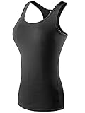Lavento Women's Tank Top Workout Running Yoga Racerback Sleeveless T-Shirts