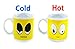Coffee Mug - Yellow Wake Up Color Changing Heat Sensitive Ceramic Cup - 11oz