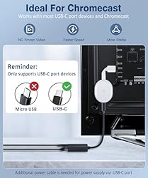 ZEXMTE USB C to Ethernet Adapter for TV Stick- USB