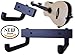Guitar Hanger (2 Pack) Horizontal Tilt and Display Your Guitar, Ukulele, Bass, Electric Guitar, Banjo at a Slanted Angle Sideways - Hang for Easy Access (2 Pack Black)
