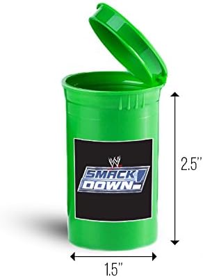 WWE Smack Down Sport Drug Case, Pill Organizer Box ID 3347G