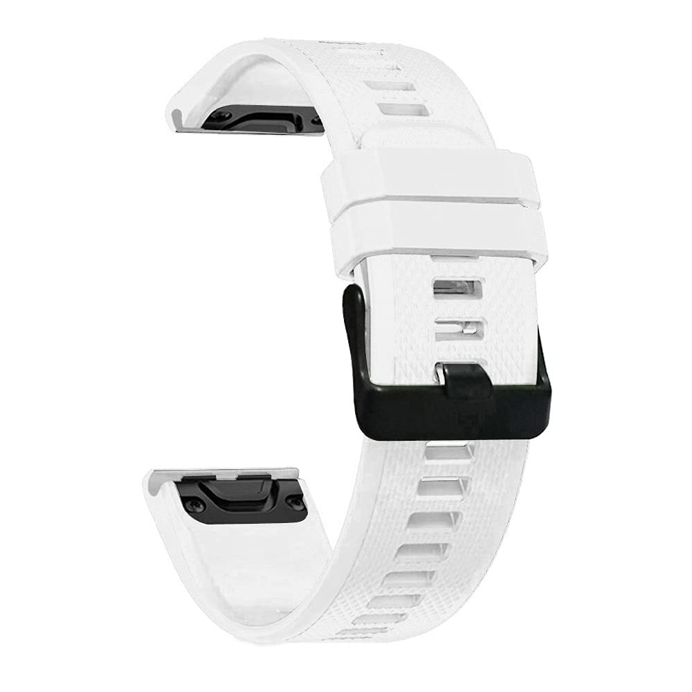 AISPORTS 22mm Quick Fit Watch Strap Compatible for Garmin Forerunner 965/955/945/935/745 Strap Silicone Sport Wristband Bracelet Replacement Band for Garmin Instinct 2/1/Crossover