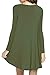 Women's Long Sleeve Pocket Casual Loose T-Shirt Dress