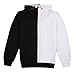 Lifeye Black White Bear Hoodies Sweatshirts Cosplay Jacket Unisex Adult Long Sleeve Coat With Gloves XL
