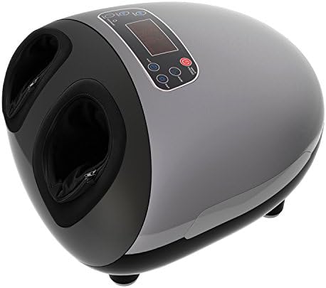 [ Luxury Massager Set ] Guise Shiatsu Foot Massager Machine &amp; Leg Air compression Massager Wraps - Automatic Heated Air Compression Rolling and Deep Kneading Feet Massager for Plantar Fasciitis,Toes
