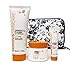 Serious Skincare Serious C3 Plasma Night Trio C-Restore Vitamin C Ester Night Cream, C Eye Vitamin C Ester Eye Beauty Treatment and C Clean Vitamin C EsterFacial Cleanser with Bonus Cosmetic Case