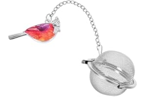 Ganz Cardinal Tea Infuser, 6.5-Inch, Silver