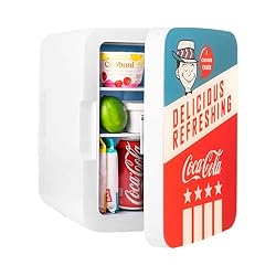 Cooluli Retro Coca-Cola Mini Fridge for Bedroom