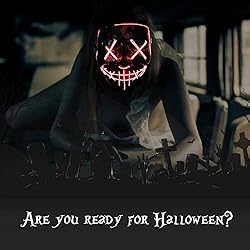 anroog Halloween Mask LED Light up Mask