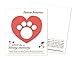 Furever Pawsitive Loss Bracelet Pet Remembrance Gifts - Pet Memorial Paw Print Glass Bead Bracelet,Memorial Seeds in Loving Memory Pet Sympathy Card,Pet Loss Gifts Bag