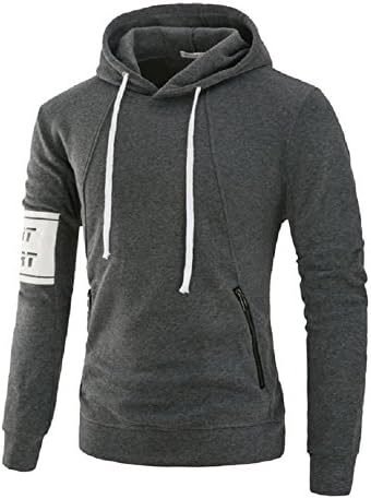 Venson Men's Outwear Long Sleeve Zip-up Fleece Hoodie Hooded Sweatshirt Jacket (Medium, P30-grey)