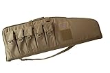 ARMYCAMOUSA Rifle Bag Outdoor Tactical Carbine Cases Water dust Resistant Long Gun Case Bag with Five Magazine Pouches for Hunting Shooting Range Sports Storage and Transport (38" Tan)