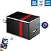 Hidden Camera Wireless Spy Camera USB Phone Adapter Cameras HD 1080P WiFi Wall Charger Cams Covert Nanny Cam Motion Detection Alarm Video Recorder Remote View via APP Home Security