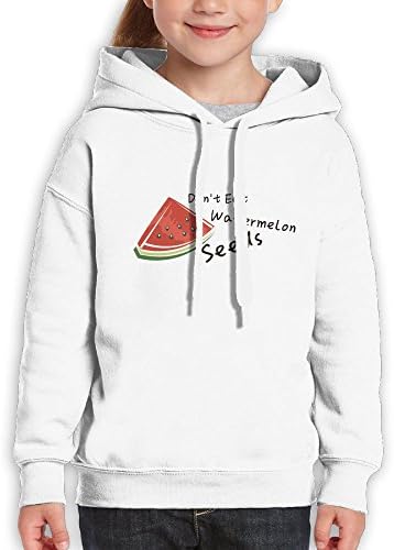 Don't Eat Watermelon Seeds Youth Hoodies Cartoon Hooded Sweater Winter Hoodies For Youth