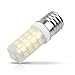 Aooshine Ceramic E17 LED Microwave Bulb 5 Watt Daylight White 6000K Intermediate Base 45W Equivalent, Non-dimmable, 2-Pack