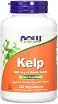 NOW Kelp 325 mcg,250 Veg Capsules