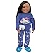 Maplelea Polar Bear PJ's, Slippers and Stuffy for 18 Inch Dolls