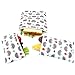 Langsprit Premium Reusable Sandwich & Snack Bags- Eco Friendly Dishwasher Safe Lunch Bags - Set of 3 - (Hedgehog)