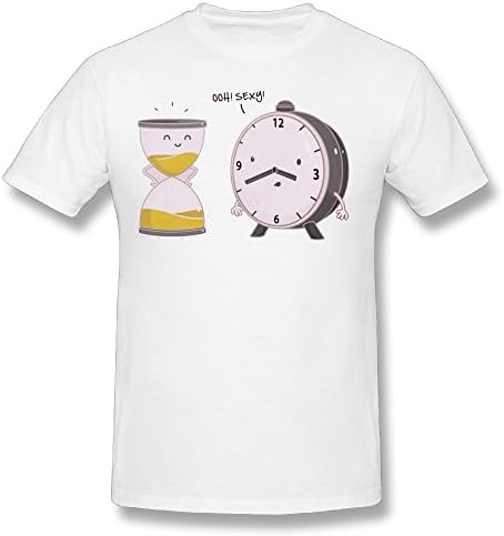 Mssoiil Clock and Hourglass Ohh ! Mens Guys Awesome T-Shirts