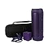 Khanka EVA Hard Case Travel Carrying Storage Bag for JBL Charge 2 & JBL Charge 2+ Plus Splashproof Portable Bluetooth Wireless Speaker . Fits USB Cable and Wall Charger - Black