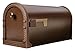 Gibraltar Mailboxes Designer Large Capacity Galvanized Steel Venetian Bronze, Post-Mount Mailbox, DM160V01