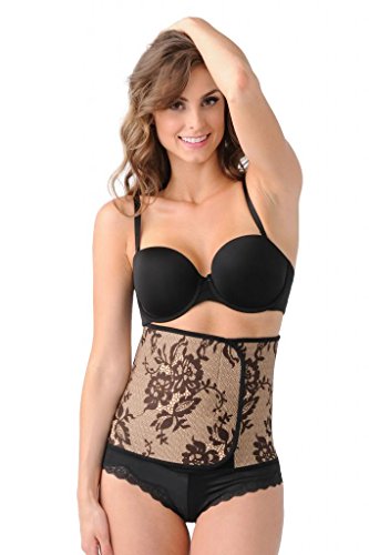 Belly bandit couture belly wrap with lace print (small, black)