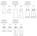 BUTTERICK PATTERNS B3860 Girls'/Girls' Plus Top, Dress, Shorts & Pants, Size 7-8-10-12-14